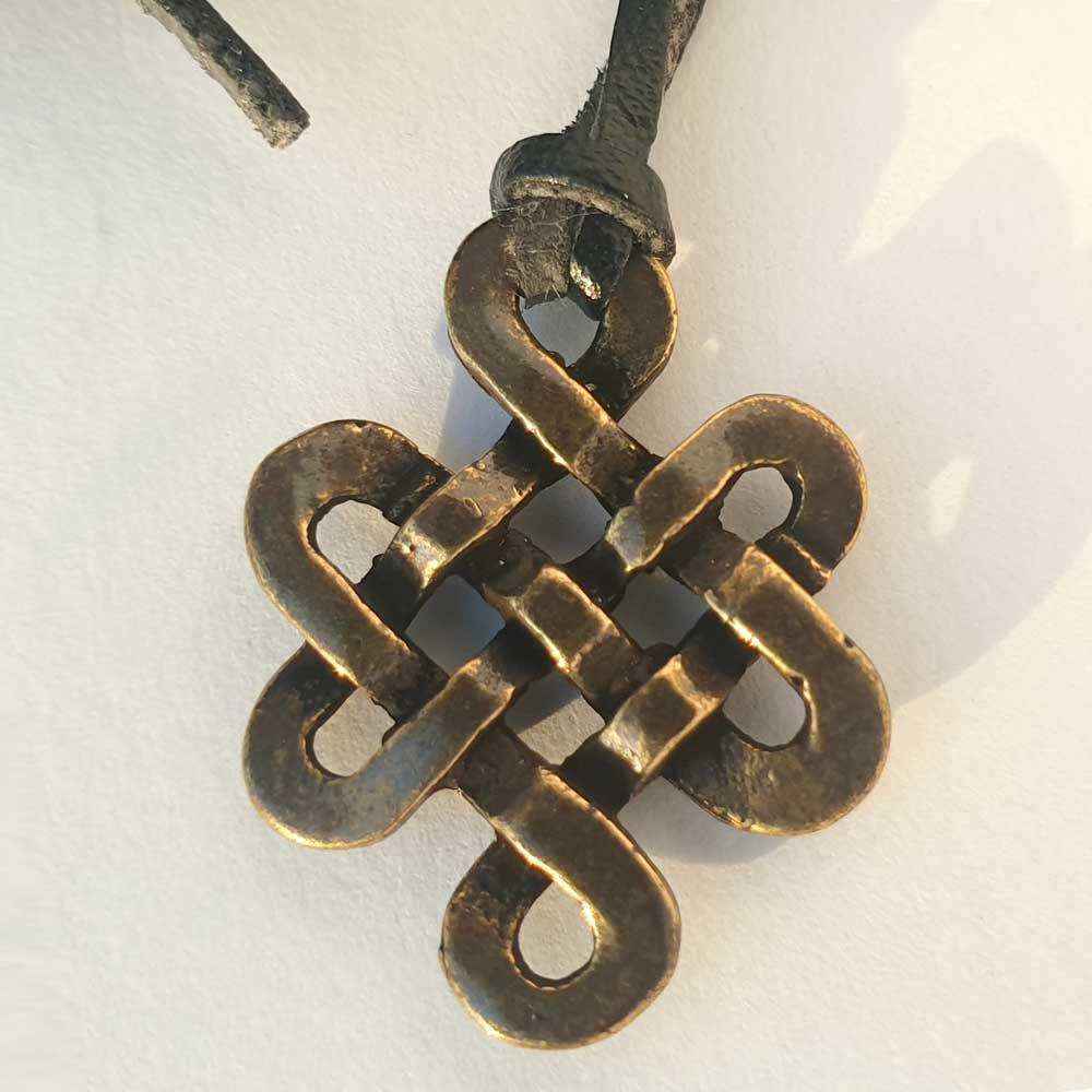 Shrivatsa aus Bronze Anhänger Schmuck - Keltische Knoten