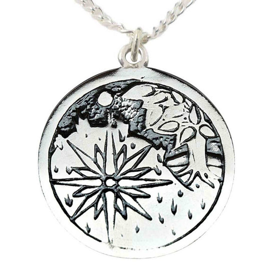 Sidhe Keltische Sternzeichen Anhänger versilbert Kette 17.Mai 8.Juni 2 - Firma Holzenplotz - Silberketten - Goldketten.de