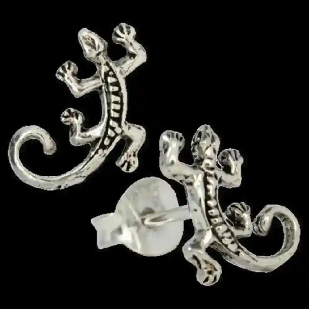 Silber Ohrstecker Echse Noa Silber Schmuck 9x6mm - Firma Holzenplotz - Silberketten-Goldketten.de 