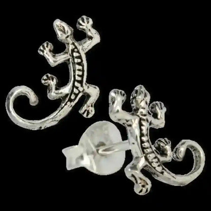 Silber Ohrstecker Echse Noa Silber Schmuck 9x6mm - Firma Holzenplotz - Silberketten-Goldketten.de 