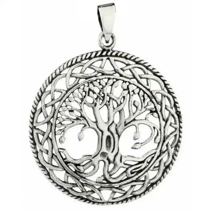 Silberanhänger Lebensbaum Baum 925er Silber - Lebensbaum - 35x45 mm