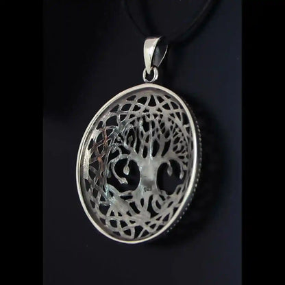 Silberanhänger Lebensbaum Baum 925er Silber - Lebensbaum - 35x45 mm