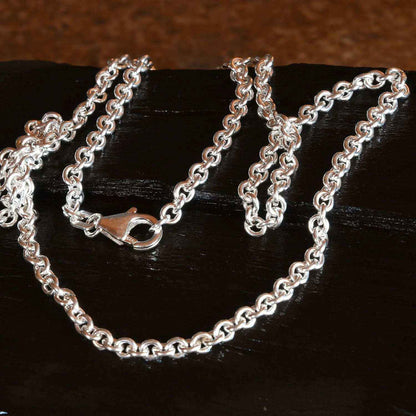 Silberkette Ankerkette Breite 3,2mm - 925 Silber - Firma Holzenplotz - Silberketten-Goldketten.de 