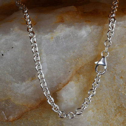 Silberkette Ankerkette Breite 4,0mm - 925 Silber