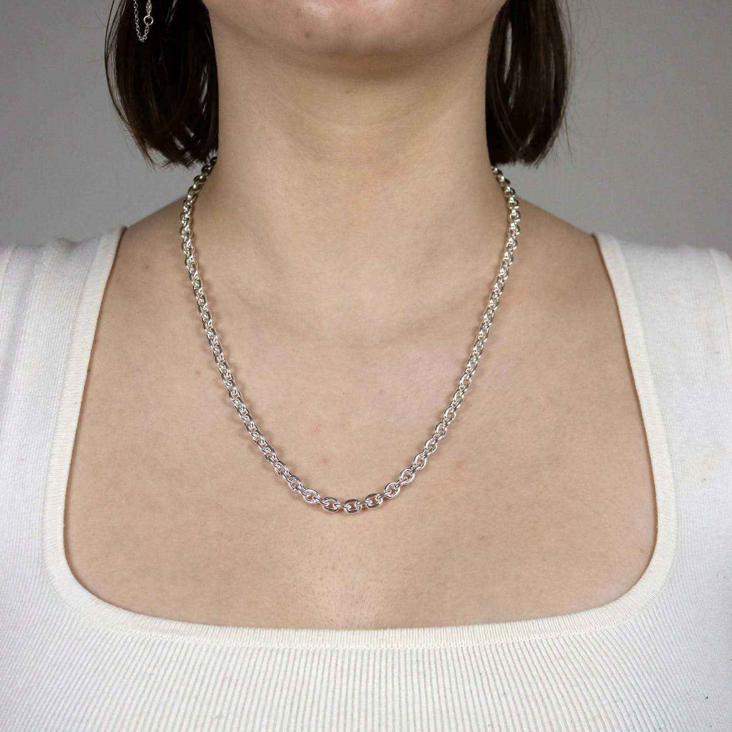 Silberkette Ankerkette Breite 5,4mm - 925 Silber - Firma Holzenplotz - Silberketten-Goldketten.de 