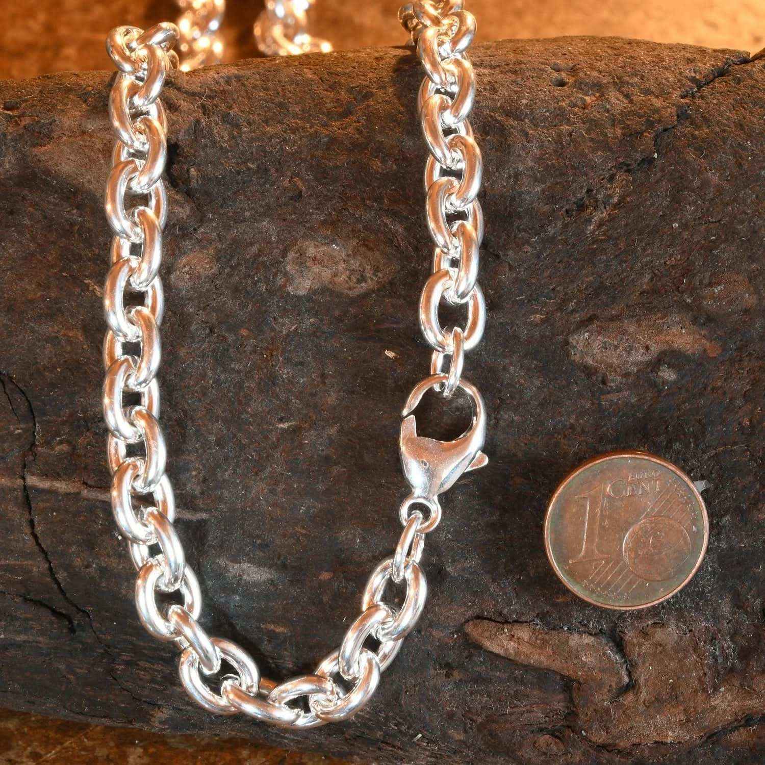 Silberkette Ankerkette Breite 7,1mm - 925 Silber - Firma Holzenplotz - Silberketten-Goldketten.de 