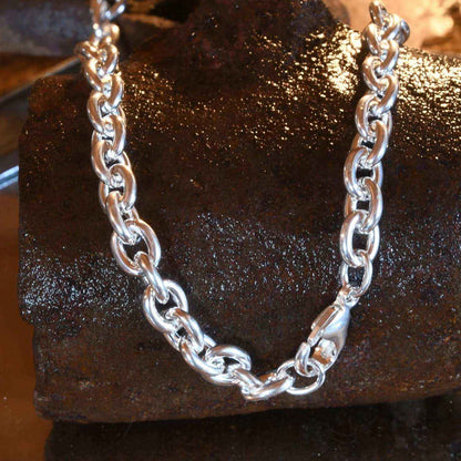 Silberkette Ankerkette Breite 7,1mm - 925 Silber - Firma Holzenplotz - Silberketten-Goldketten.de 