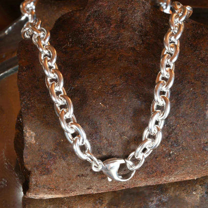 Silberkette Ankerkette Breite 7,1mm - 925 Silber - Firma Holzenplotz - Silberketten-Goldketten.de 
