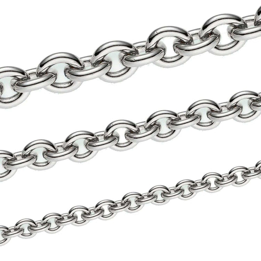 Silberkette Ankerkette Breite 9,1mm - 925 Silber - Firma Holzenplotz - Silberketten - Goldketten.de