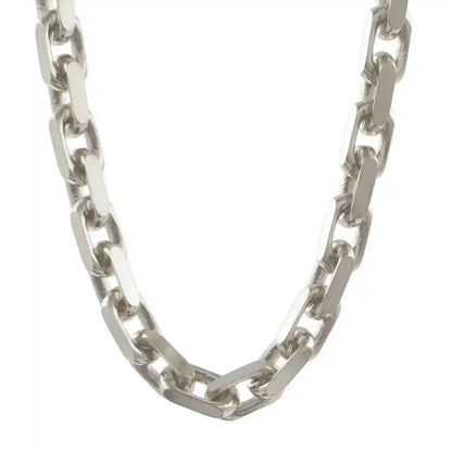 Silberkette Ankerkette diamantiert Halskette 4,0 mm massiv 925 Silber