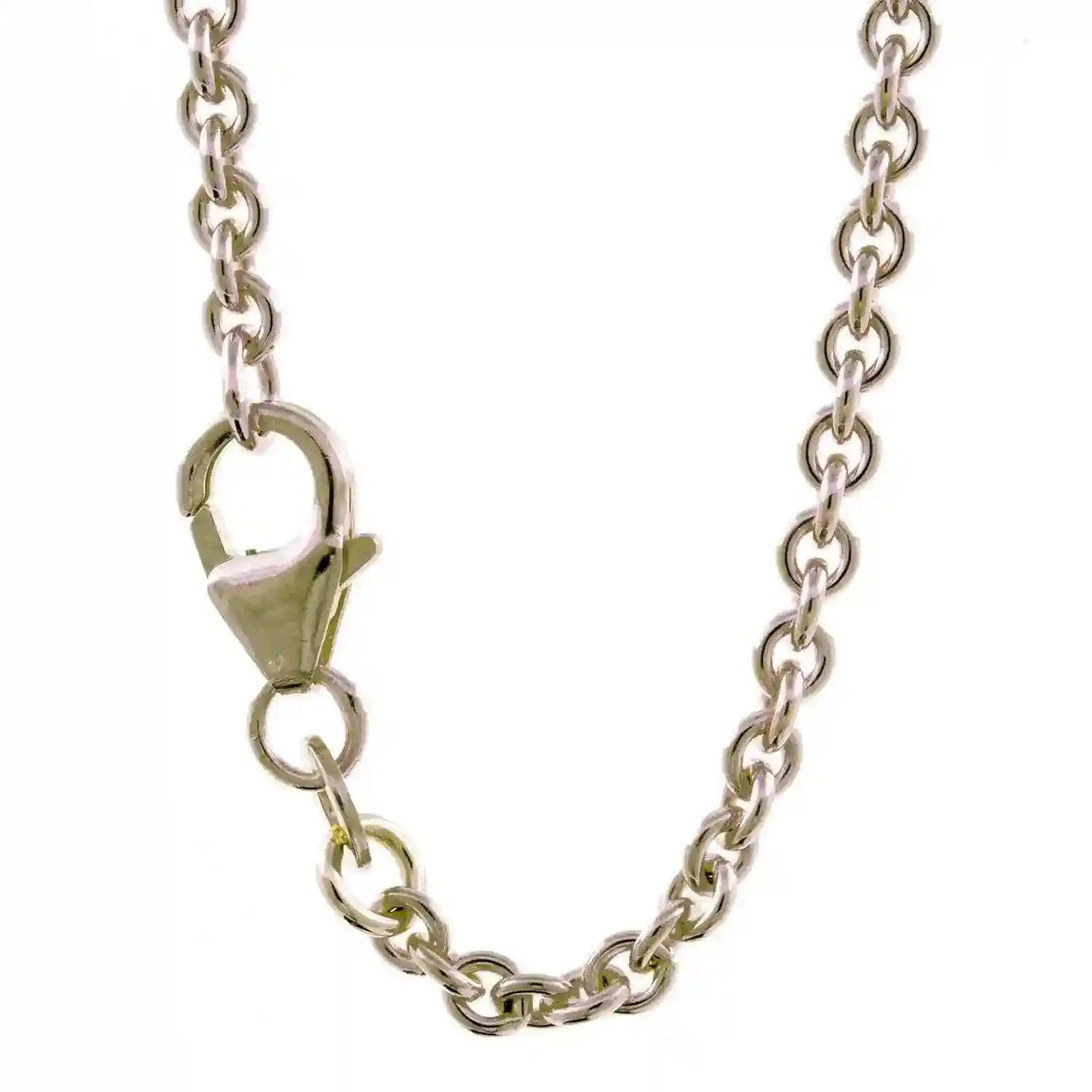 Silberkette Ankerkette rund Halskette Breite 2,4 mm massiv 925 Silber - Firma Holzenplotz - Silberketten-Goldketten.de 