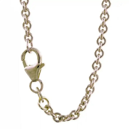 Silberkette Ankerkette rund Halskette Breite 2,4 mm massiv 925 Silber - Firma Holzenplotz - Silberketten-Goldketten.de 