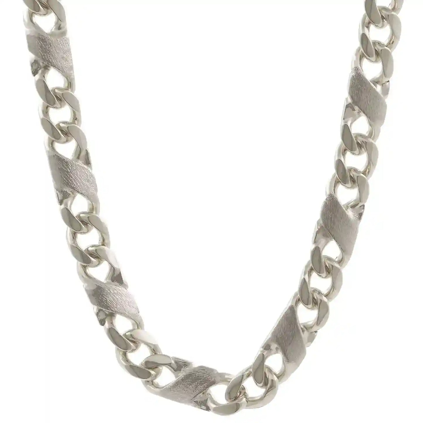 Silberkette Dollar Kette Breite 3,7mm - 925 Silber - Firma Holzenplotz - Silberketten-Goldketten.de 