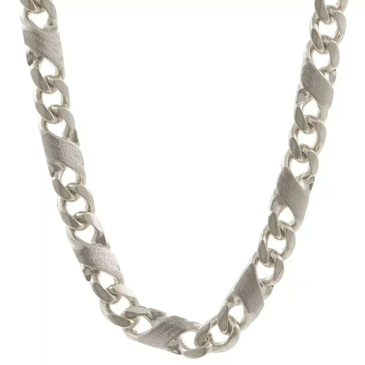 Silberkette Dollar Kette Breite 3,7mm - 925 Silber - Firma Holzenplotz - Silberketten-Goldketten.de 