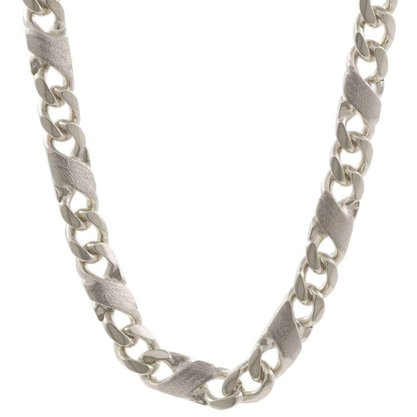 Silberkette Dollar Kette Breite 3,7mm - 925 Silber - Firma Holzenplotz - Silberketten-Goldketten.de 