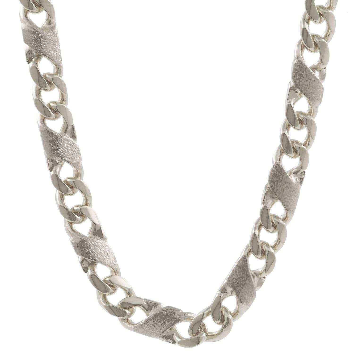 Silberkette Dollar Kette Breite 3,7mm - 925 Silber - Firma Holzenplotz - Silberketten-Goldketten.de 