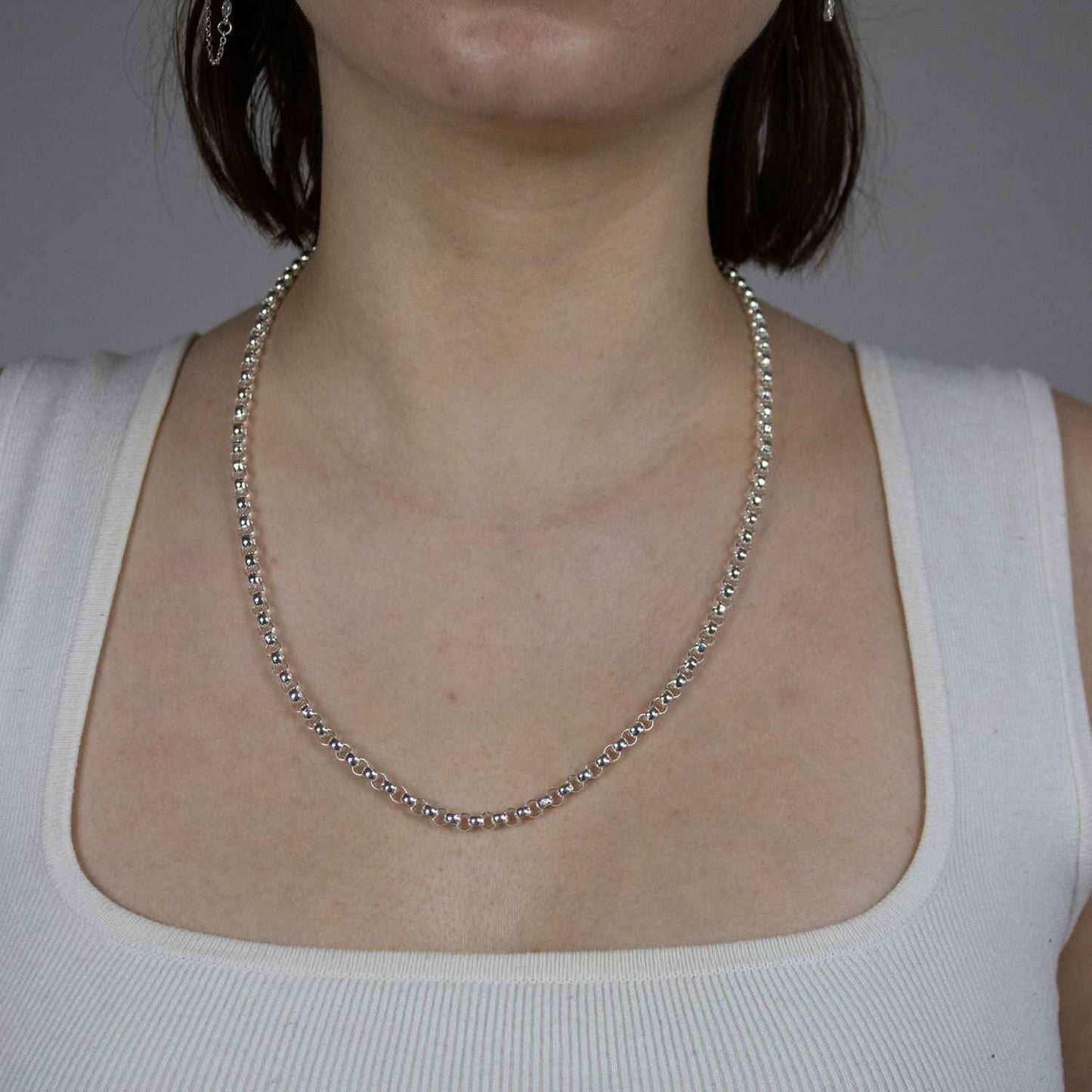 Silberkette Echt 925 Sterlingsilber Erbskette Silber Halskette - Damenkette und Herrenkette Made in Germany