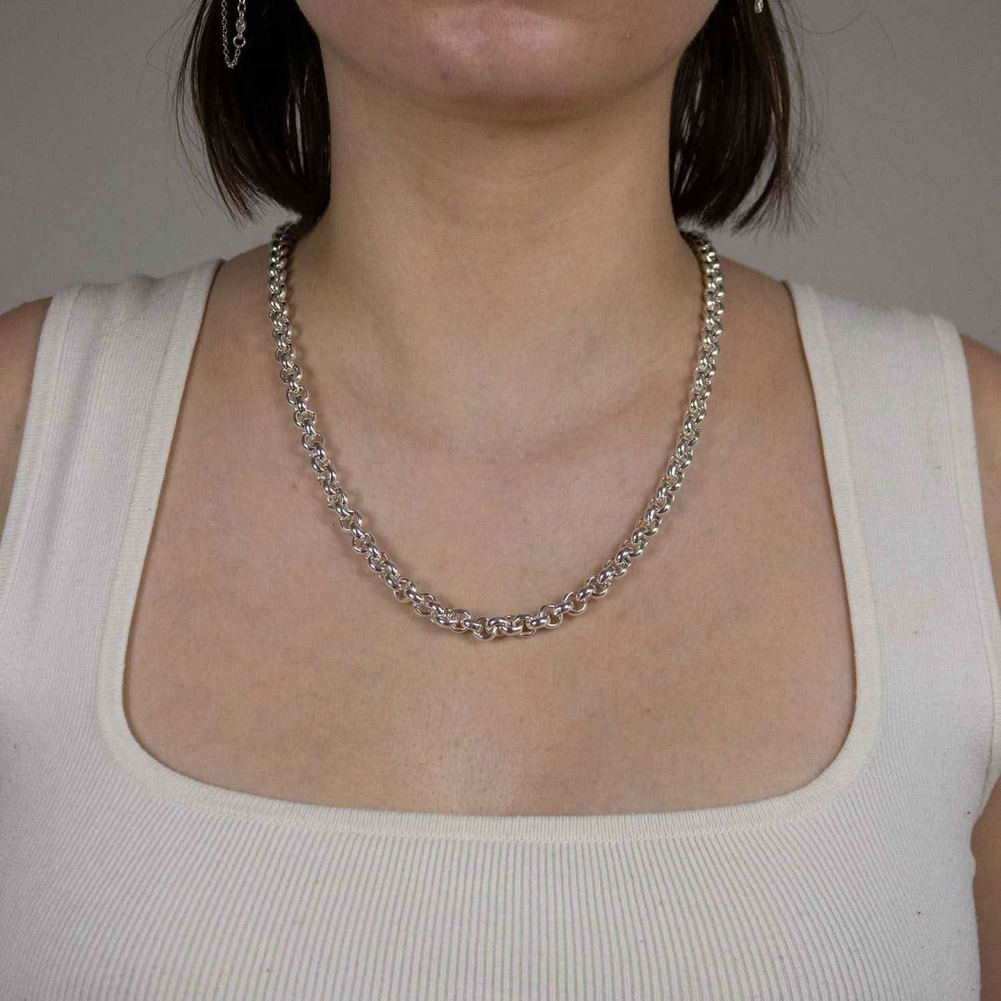 Silberkette Echt 925 Sterlingsilber Erbskette Silber Halskette - Damenkette und Herrenkette Made in Germany