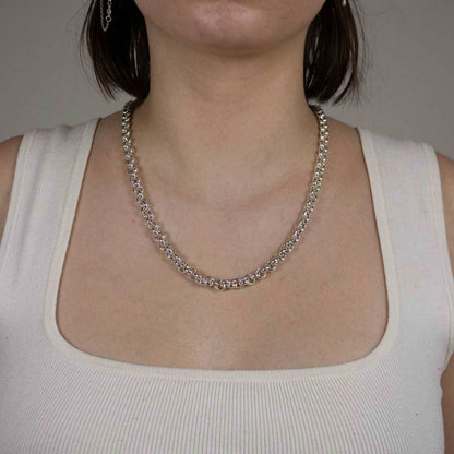 Silberkette Echt 925 Sterlingsilber Erbskette Silber Halskette - Damenkette und Herrenkette Made in Germany
