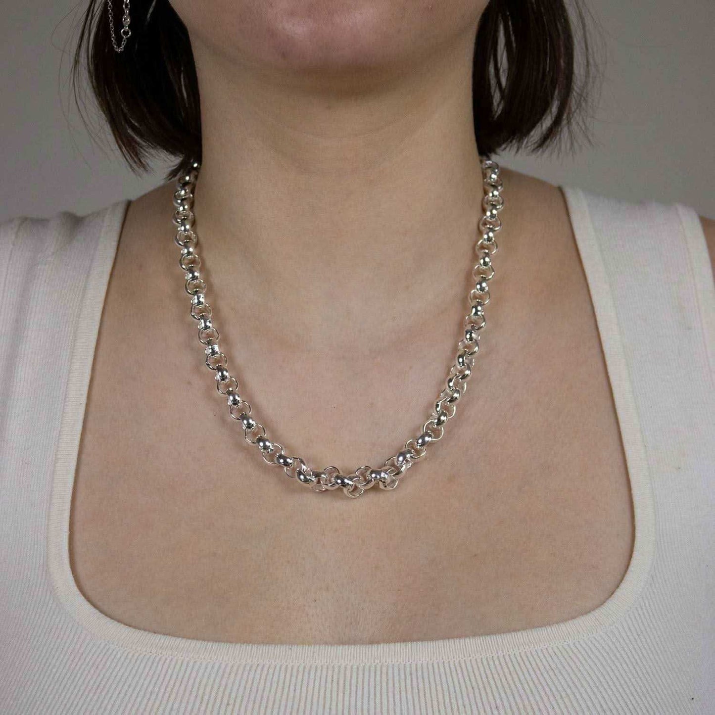Silberkette Echt 925 Sterlingsilber Erbskette Silber Halskette - Damenkette und Herrenkette Made in Germany