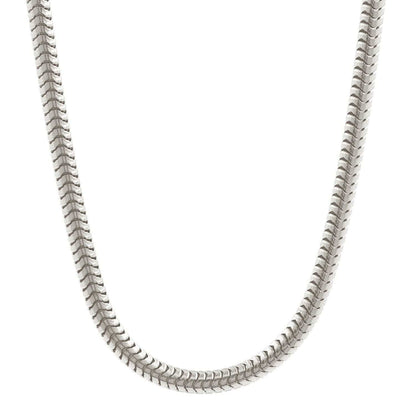 Silberkette Echt 925 Sterlingsilber Schlangenkette rund Silber Halskette - Damenkette Made in Germany - Firma Holzenplotz - Silberketten - Goldketten.de