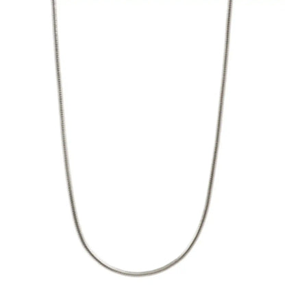 Silberkette Echt 925 Sterlingsilber Schlangenkette rund Silber Halskette - Damenkette Made in Germany - Firma Holzenplotz - Silberketten - Goldketten.de