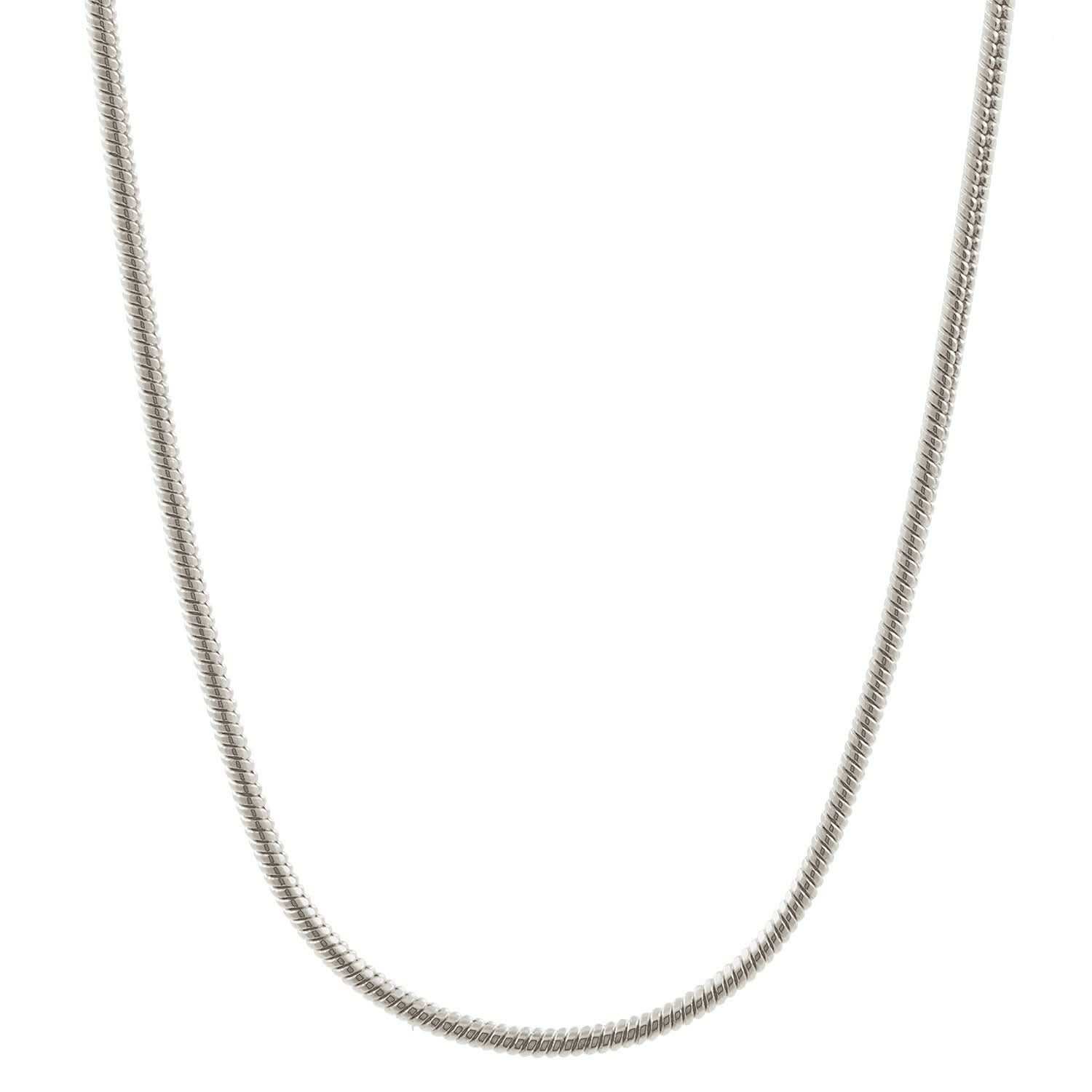 Silberkette Echt 925 Sterlingsilber Schlangenkette rund Silber Halskette - Damenkette Made in Germany - Firma Holzenplotz - Silberketten - Goldketten.de