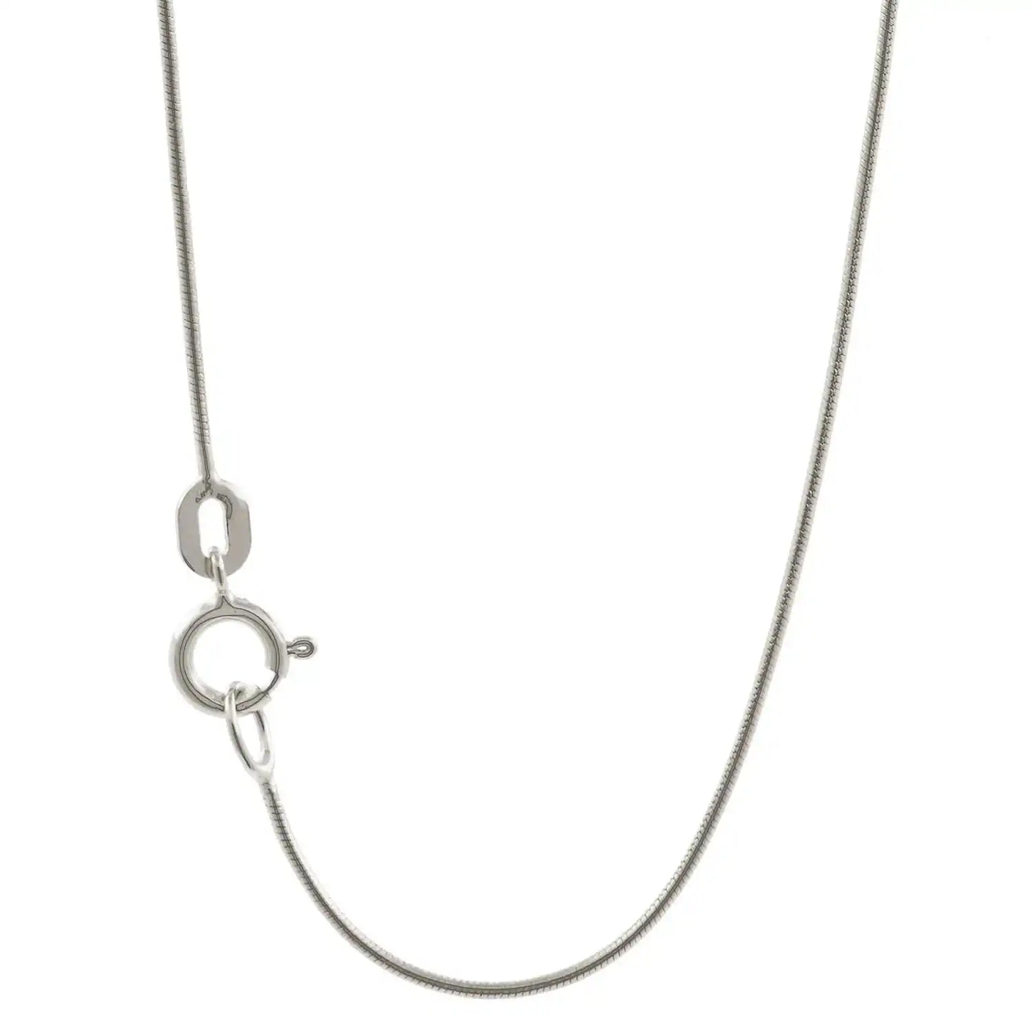 Silberkette Echt 925 Sterlingsilber Schlangenkette rund Silber Halskette - Damenkette Made in Germany - Firma Holzenplotz - Silberketten - Goldketten.de