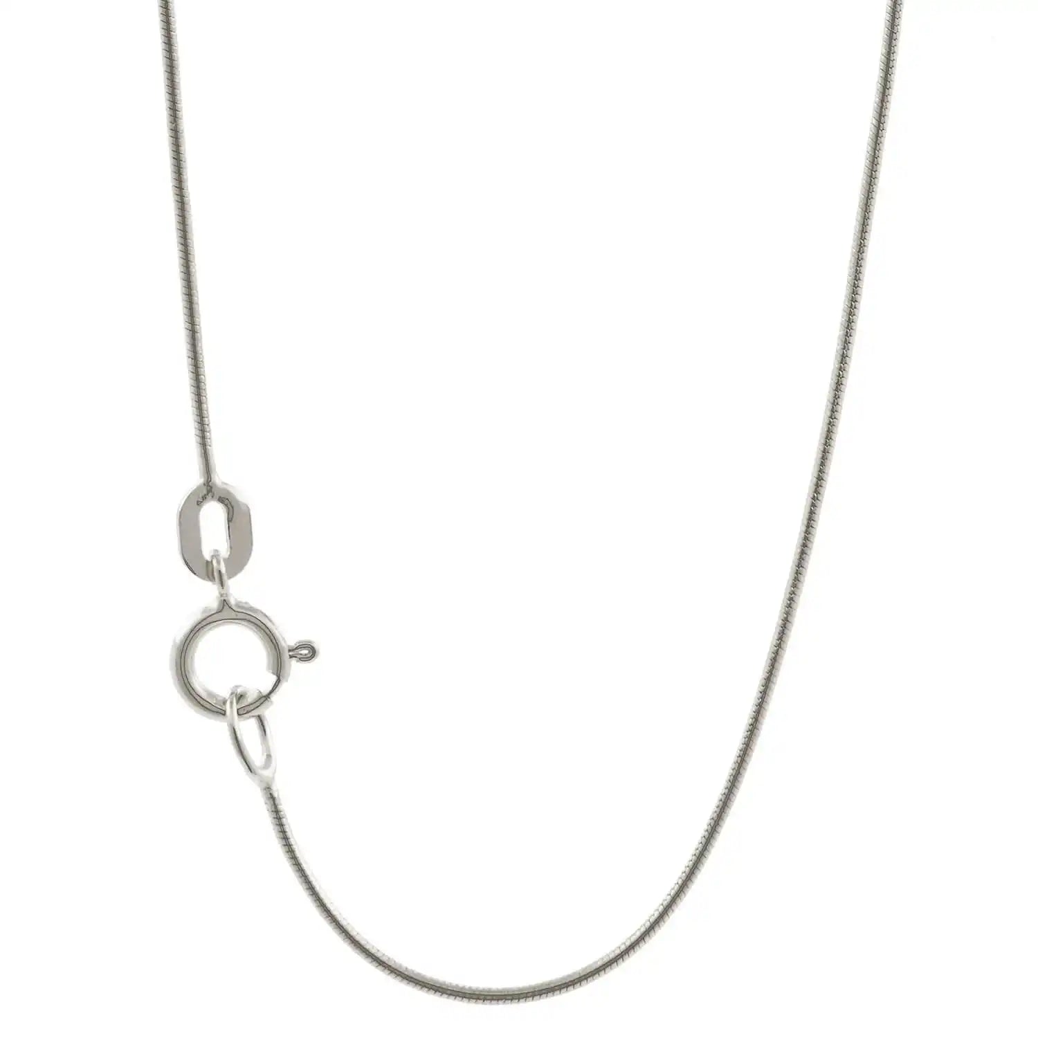 Silberkette Echt 925 Sterlingsilber Schlangenkette rund Silber Halskette - Damenkette Made in Germany - Firma Holzenplotz - Silberketten - Goldketten.de