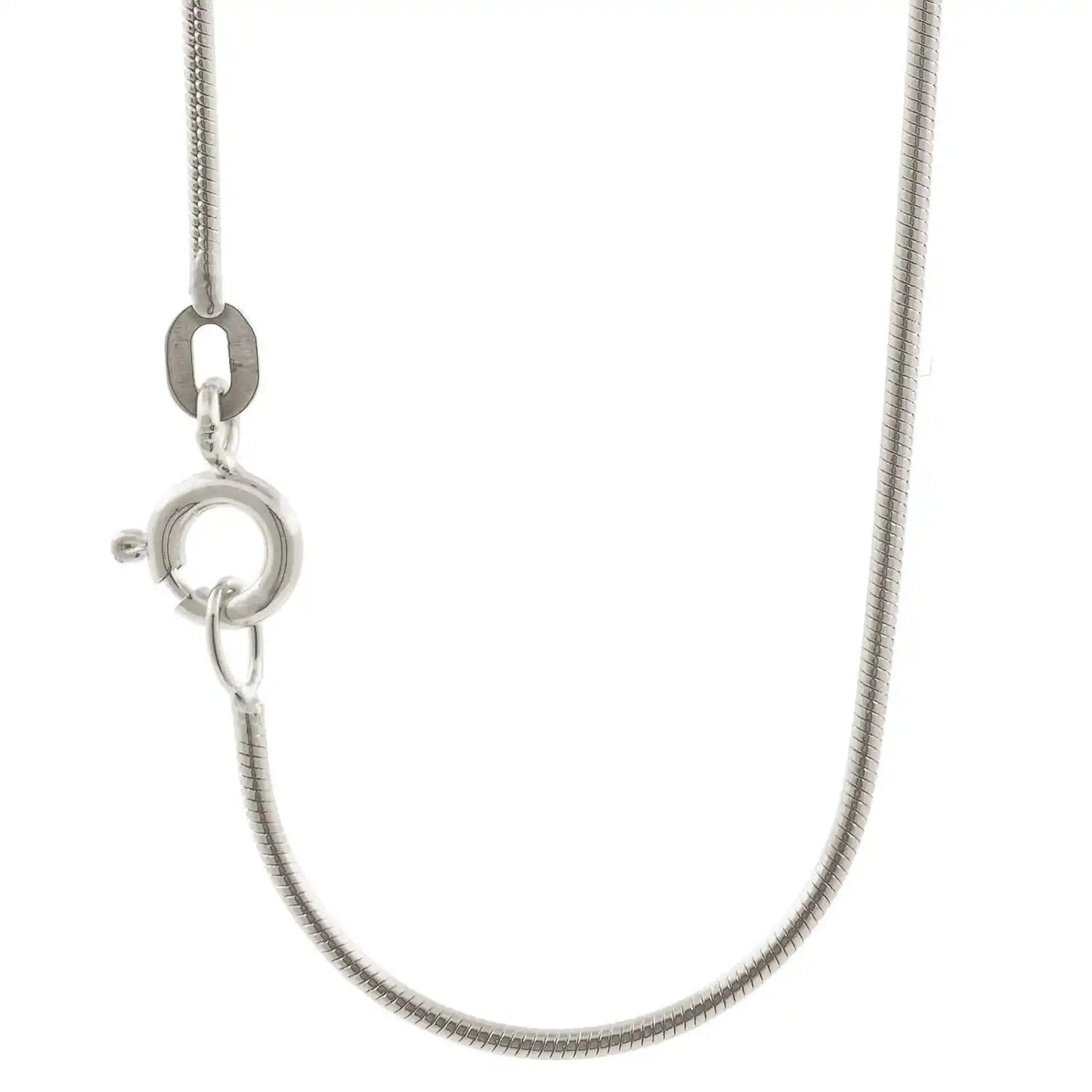 Silberkette Echt 925 Sterlingsilber Schlangenkette rund Silber Halskette - Damenkette Made in Germany - Firma Holzenplotz - Silberketten - Goldketten.de