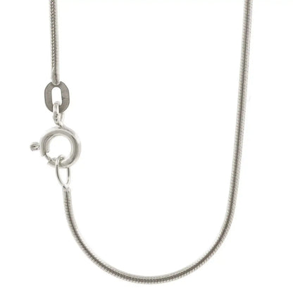 Silberkette Echt 925 Sterlingsilber Schlangenkette rund Silber Halskette - Damenkette Made in Germany - Firma Holzenplotz - Silberketten - Goldketten.de