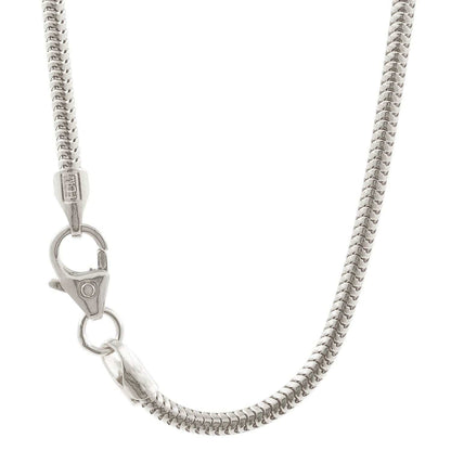 Silberkette Echt 925 Sterlingsilber Schlangenkette rund Silber Halskette - Damenkette Made in Germany - Firma Holzenplotz - Silberketten - Goldketten.de