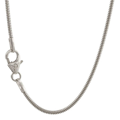 Silberkette Echt 925 Sterlingsilber Schlangenkette rund Silber Halskette - Damenkette Made in Germany - Firma Holzenplotz - Silberketten - Goldketten.de