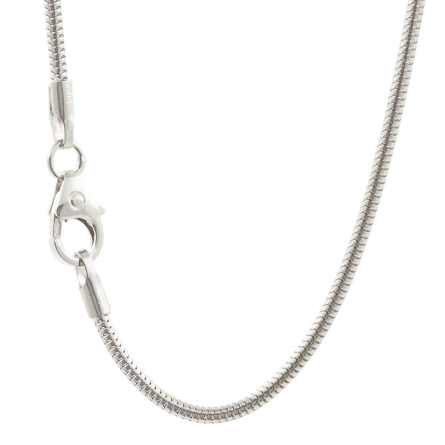 Silberkette Echt 925 Sterlingsilber Schlangenkette rund Silber Halskette - Damenkette Made in Germany - Firma Holzenplotz - Silberketten - Goldketten.de
