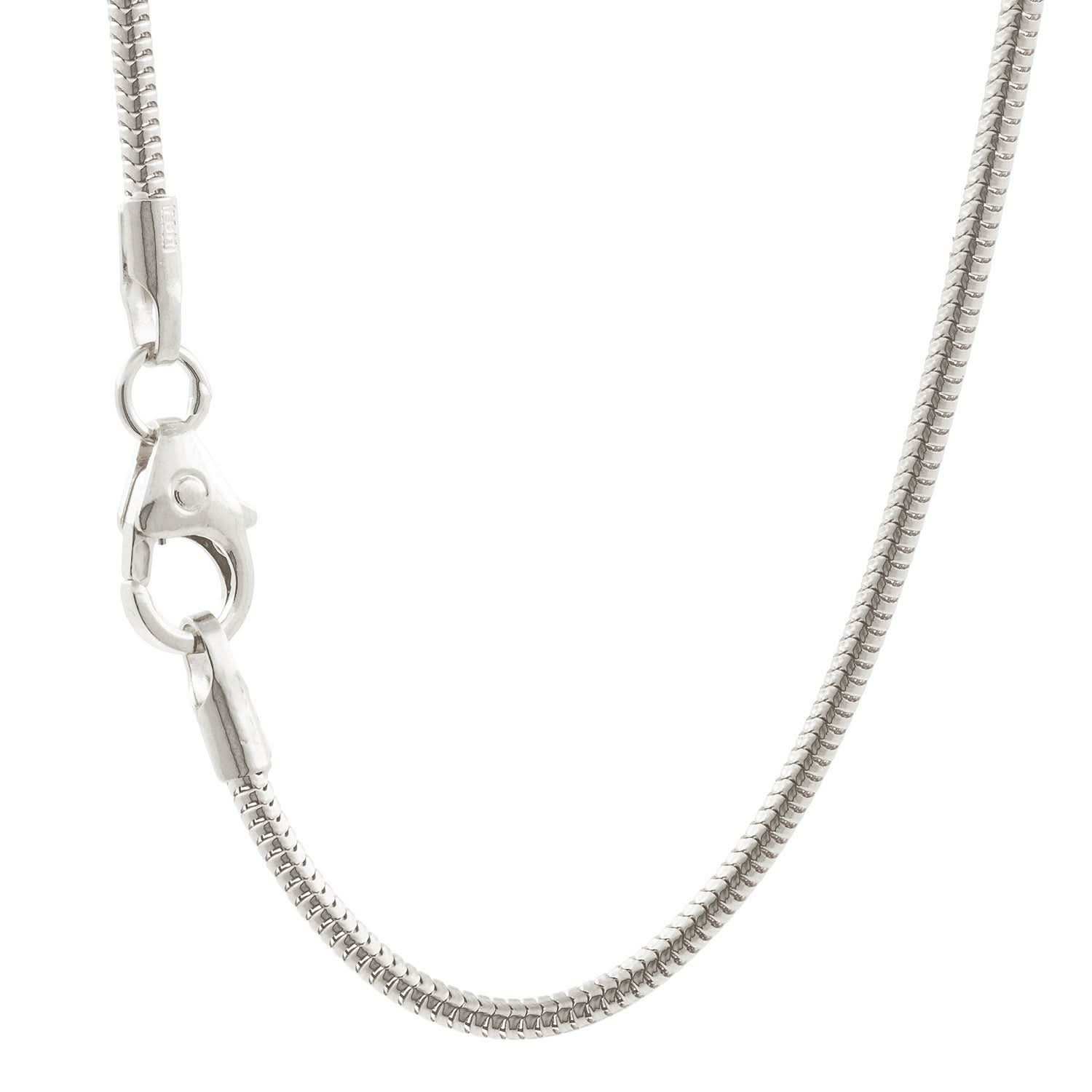 Silberkette Echt 925 Sterlingsilber Schlangenkette rund Silber Halskette - Damenkette Made in Germany - Firma Holzenplotz - Silberketten - Goldketten.de