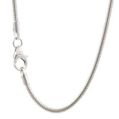Silberkette Echt 925 Sterlingsilber Schlangenkette rund Silber Halskette - Damenkette Made in Germany - Firma Holzenplotz - Silberketten - Goldketten.de