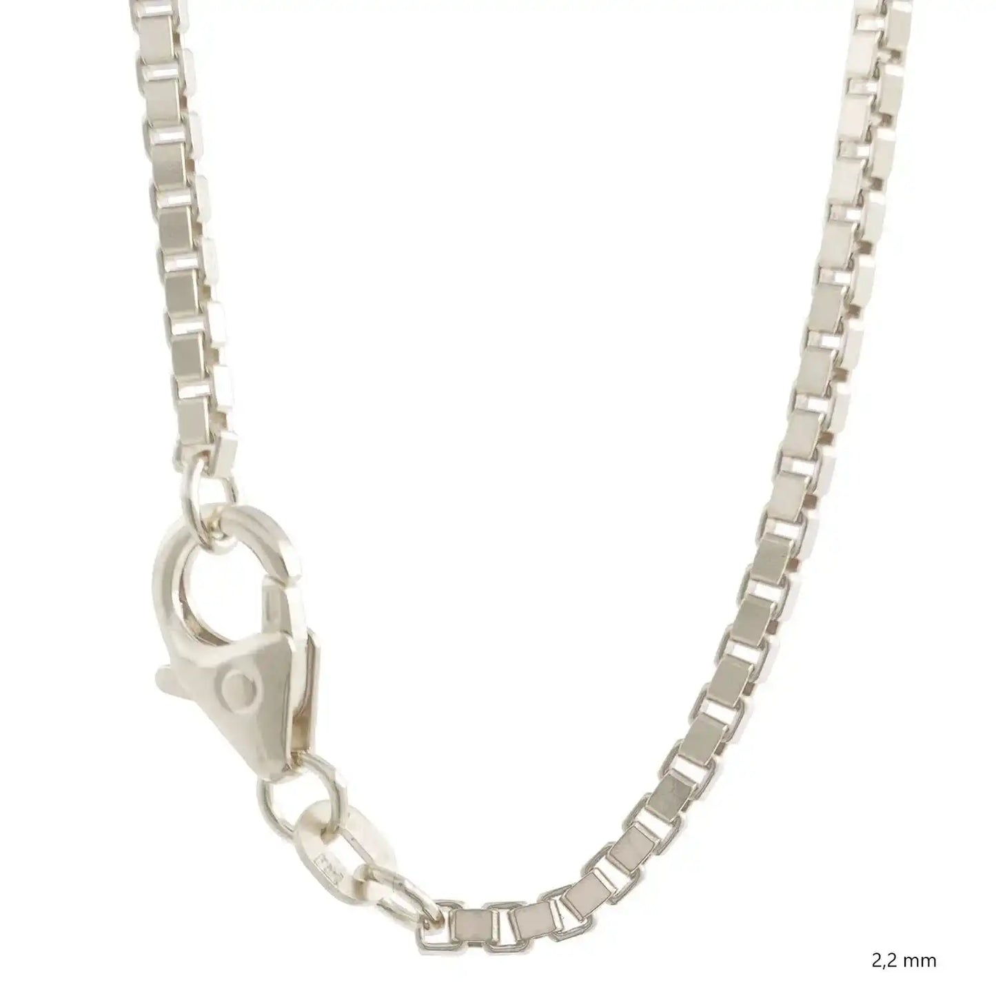 Silberkette Echt 925 Sterlingsilber Venezianerkette Silber Halskette - Damenkette und Herrenkette Made in Germany