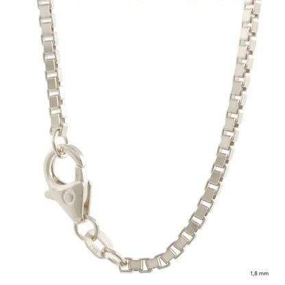 Silberkette Echt 925 Sterlingsilber Venezianerkette Silber Halskette - Damenkette und Herrenkette Made in Germany