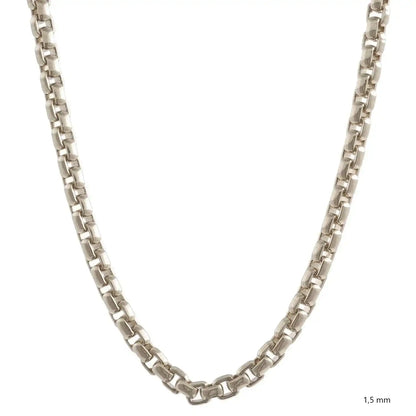 Silberkette Echt 925 Sterlingsilber Venezianerkette Silber Halskette - Damenkette und Herrenkette Made in Germany