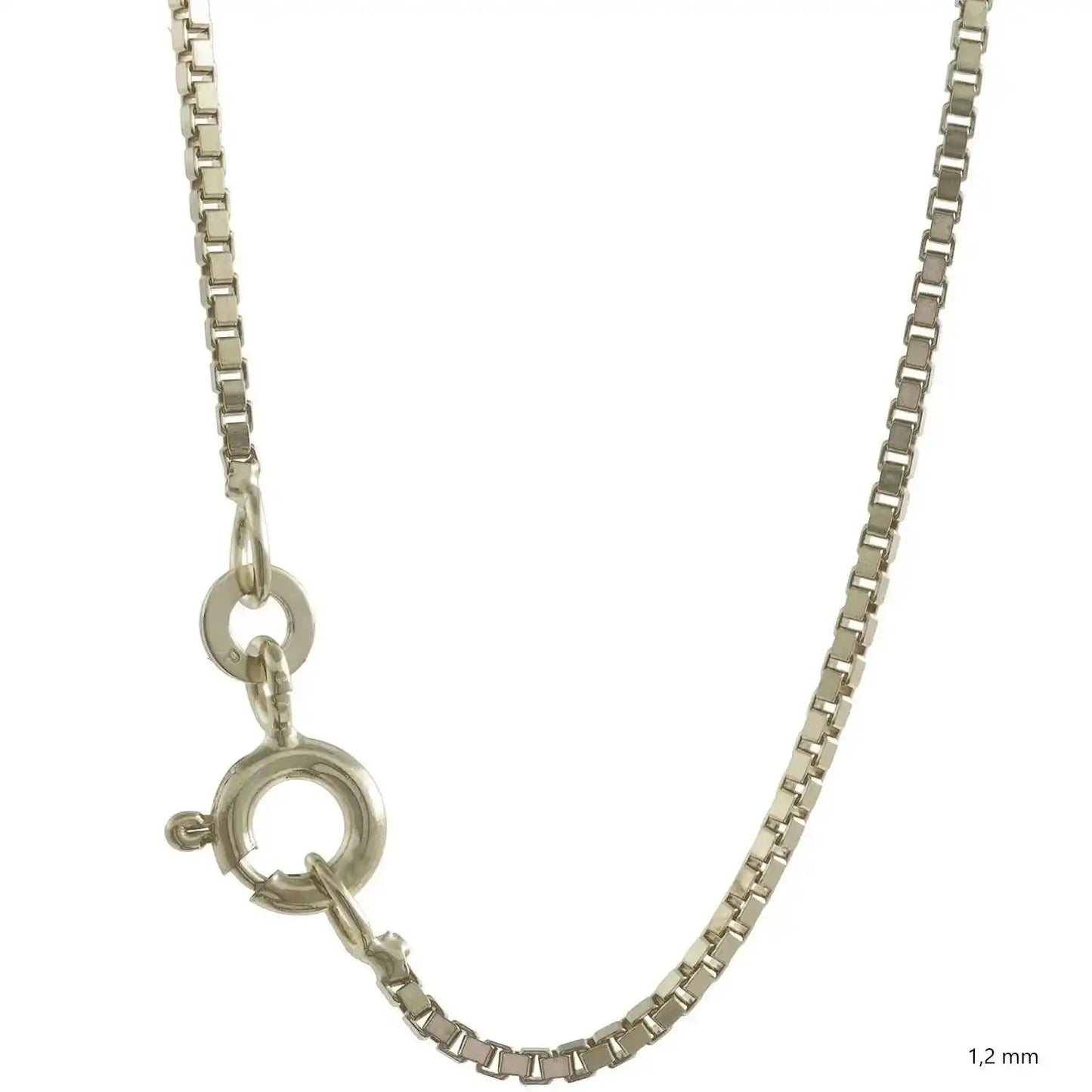 Silberkette Echt 925 Sterlingsilber Venezianerkette Silber Halskette - Damenkette und Herrenkette Made in Germany