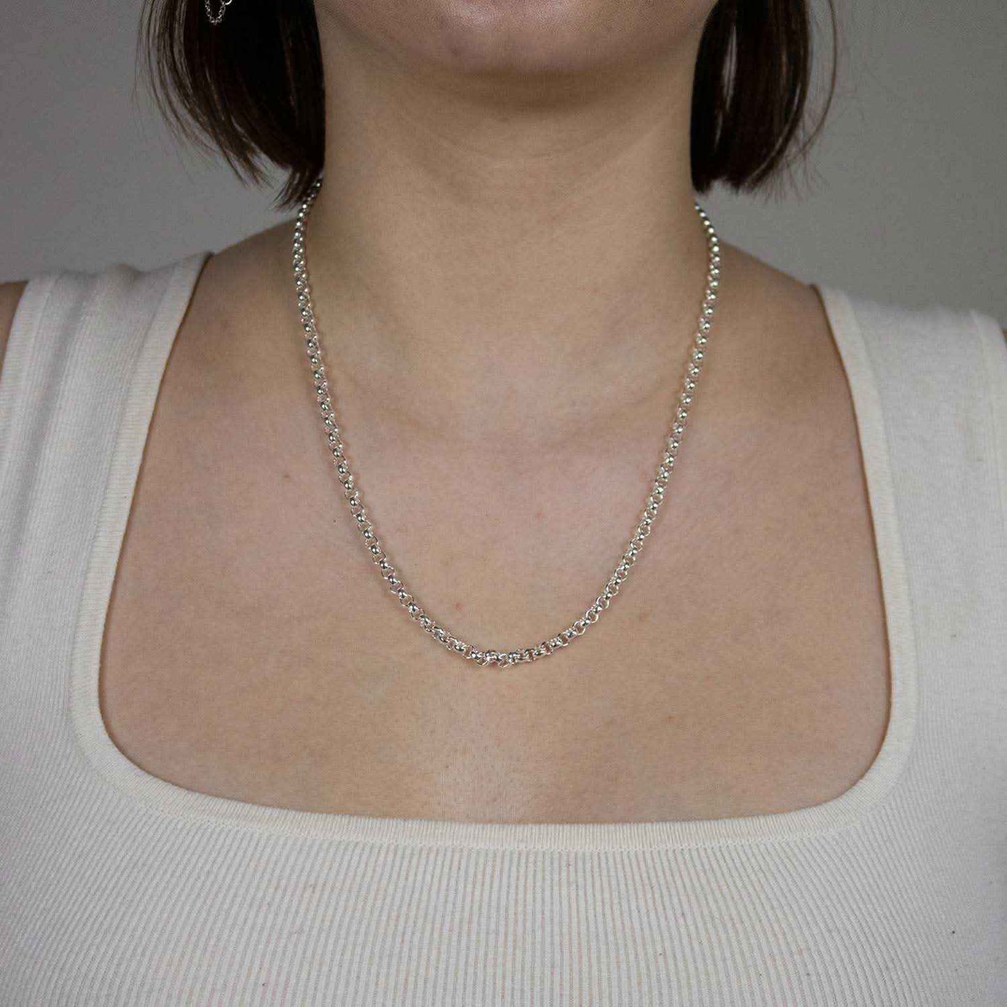 Silberkette Erbskette Breite 4,0mm - 925 Silber