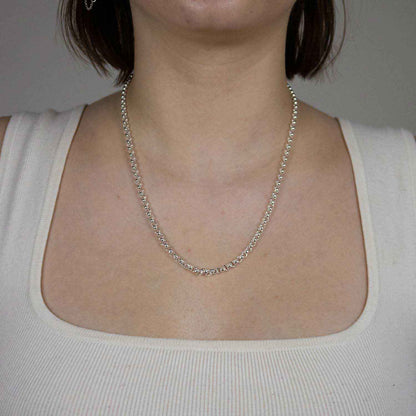 Silberkette Erbskette Breite 4,0mm - 925 Silber