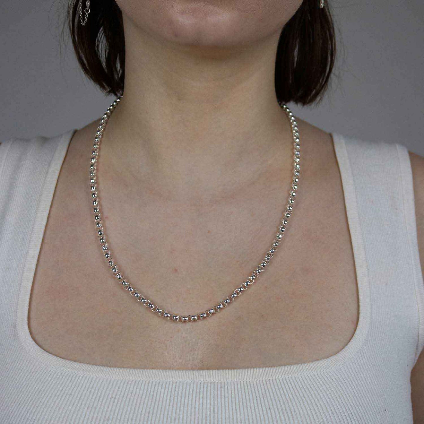 Silberkette Erbskette Breite 4,5mm - 925 Silber