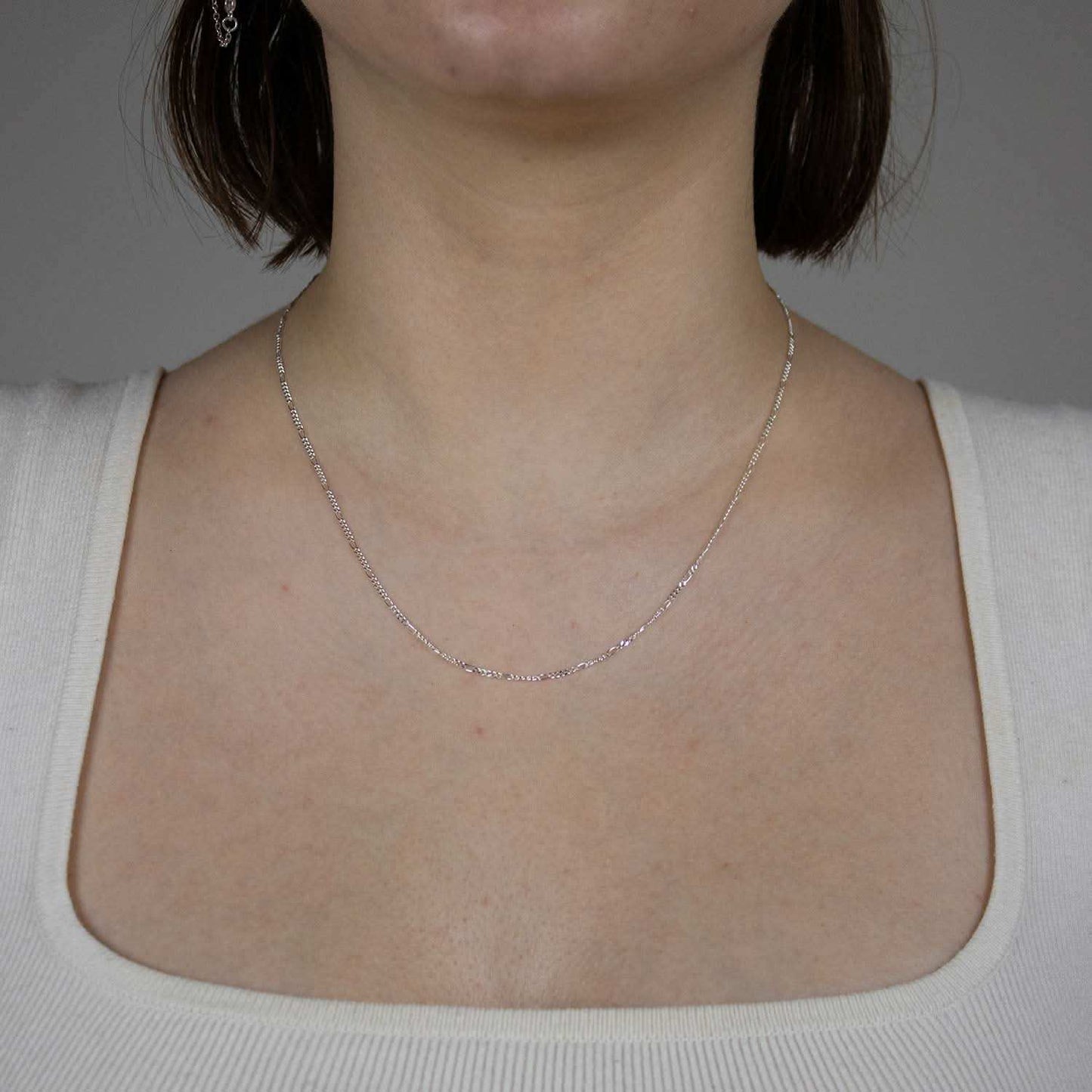 Silberkette Figarokette Breite 1,5mm - 925 Silber