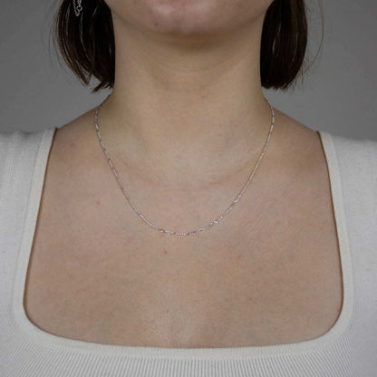 Silberkette Figarokette Breite 1,5mm - 925 Silber