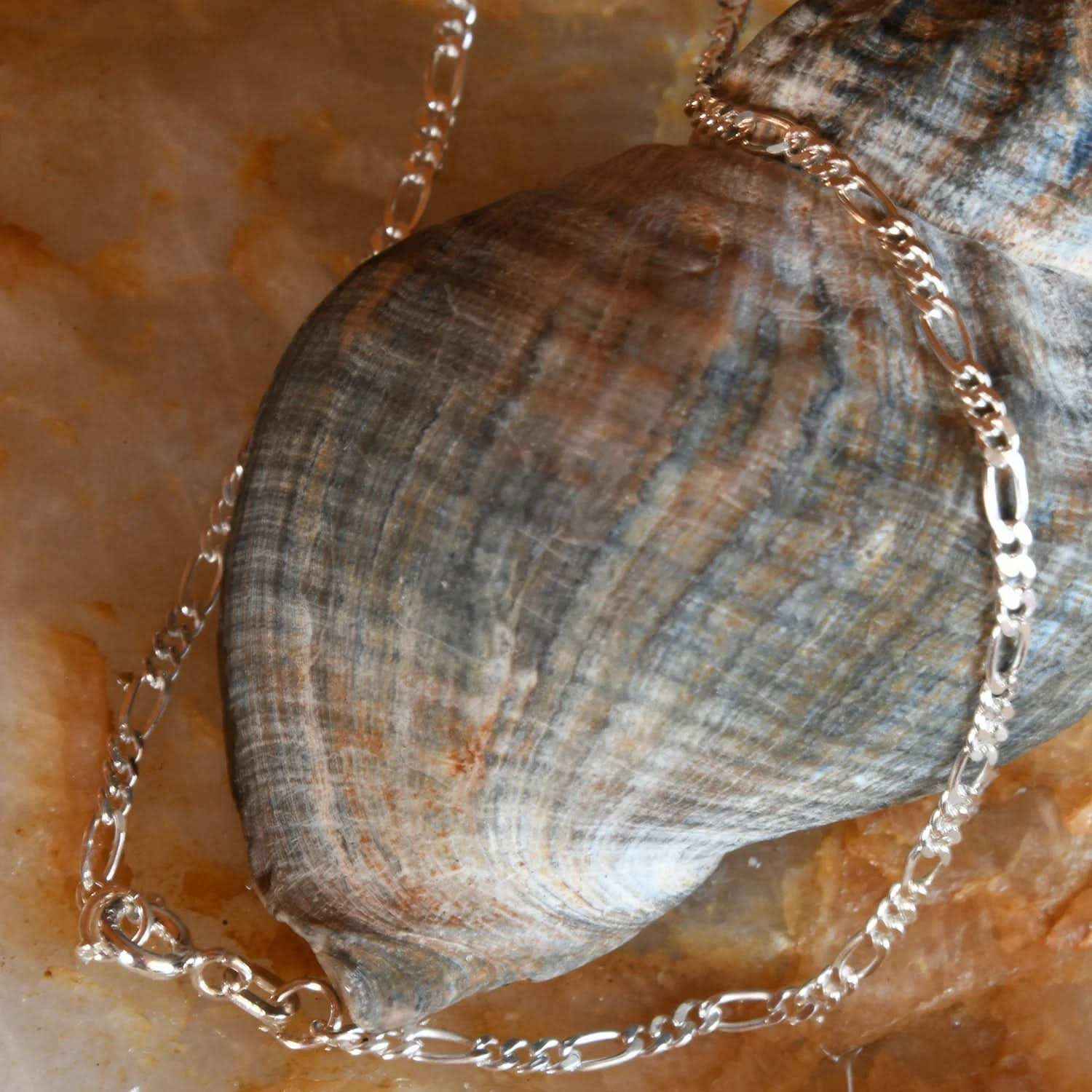 Silberkette Figarokette Breite 2,2mm - 925 Silber - Firma Holzenplotz - Silberketten-Goldketten.de 