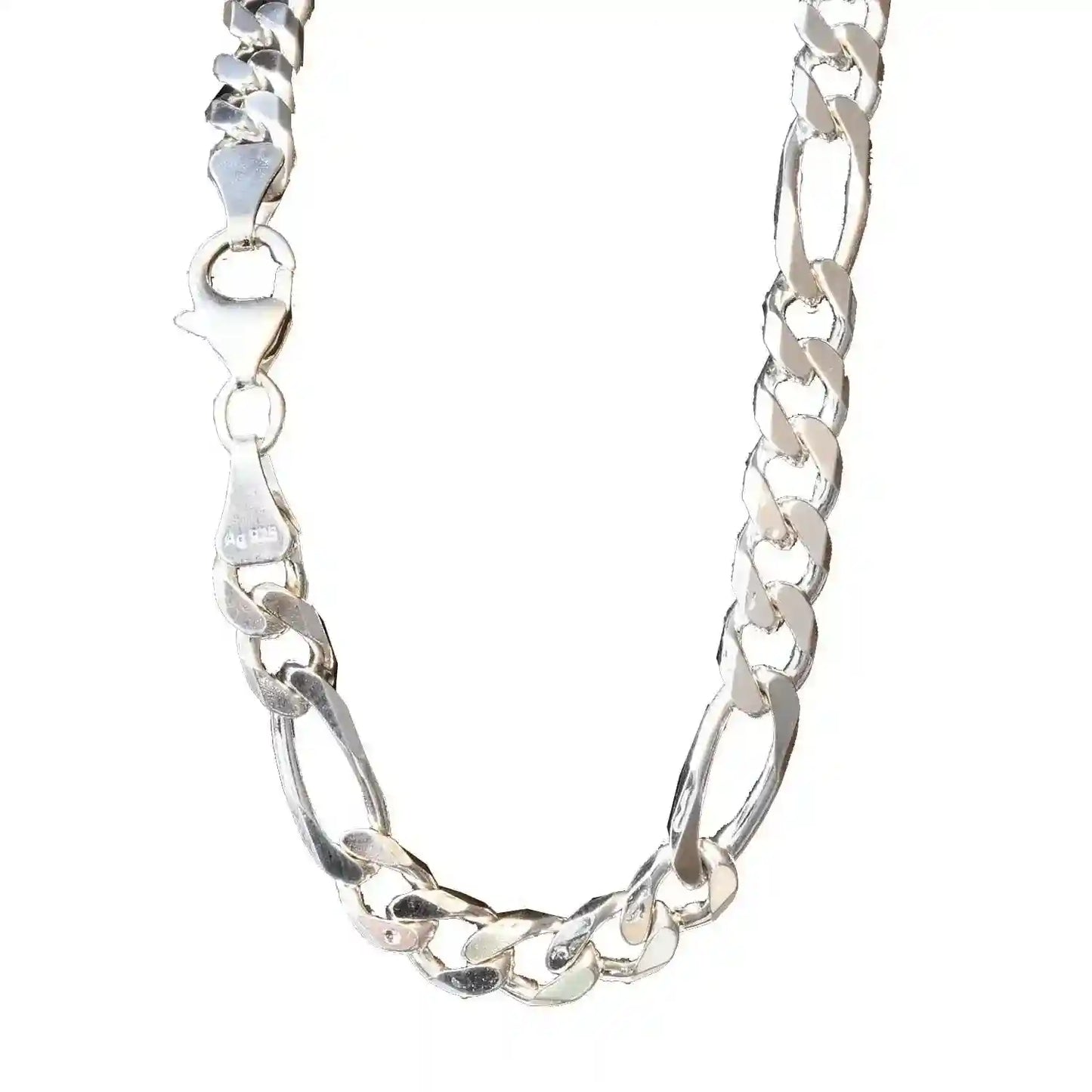 Silberkette Figarokette Breite 6,0mm - 925 Silber