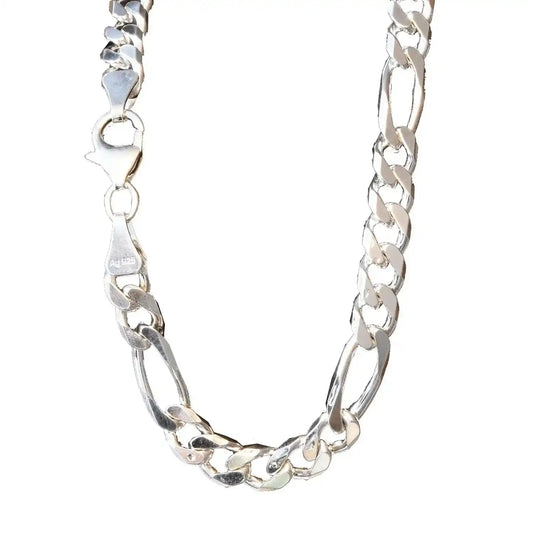 Silberkette Figarokette Breite 6,0mm - 925 Silber