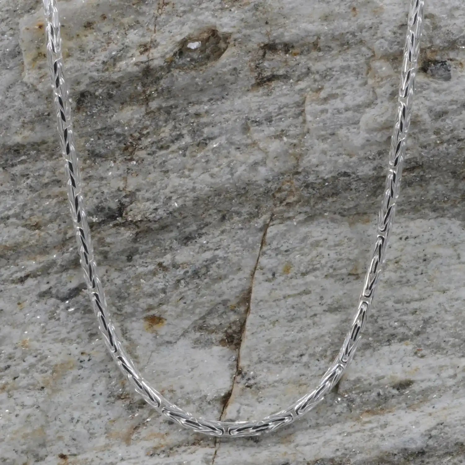 Silberkette Königskette Länge 19cm - Breite 2,3mm - 925 Silber - Firma Holzenplotz - Silberketten - Goldketten.de