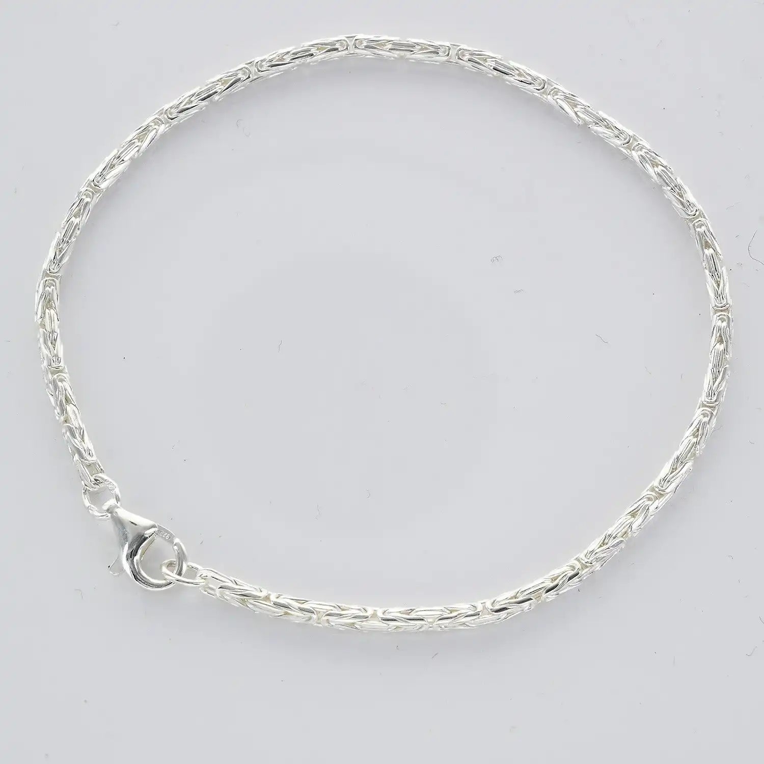 Silberkette Königskette Länge 19cm - Breite 2,3mm - 925 Silber - Firma Holzenplotz - Silberketten - Goldketten.de